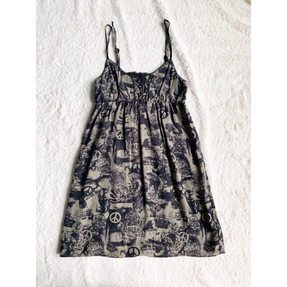 Guess Spaghetti Strap Empire Waist Dress